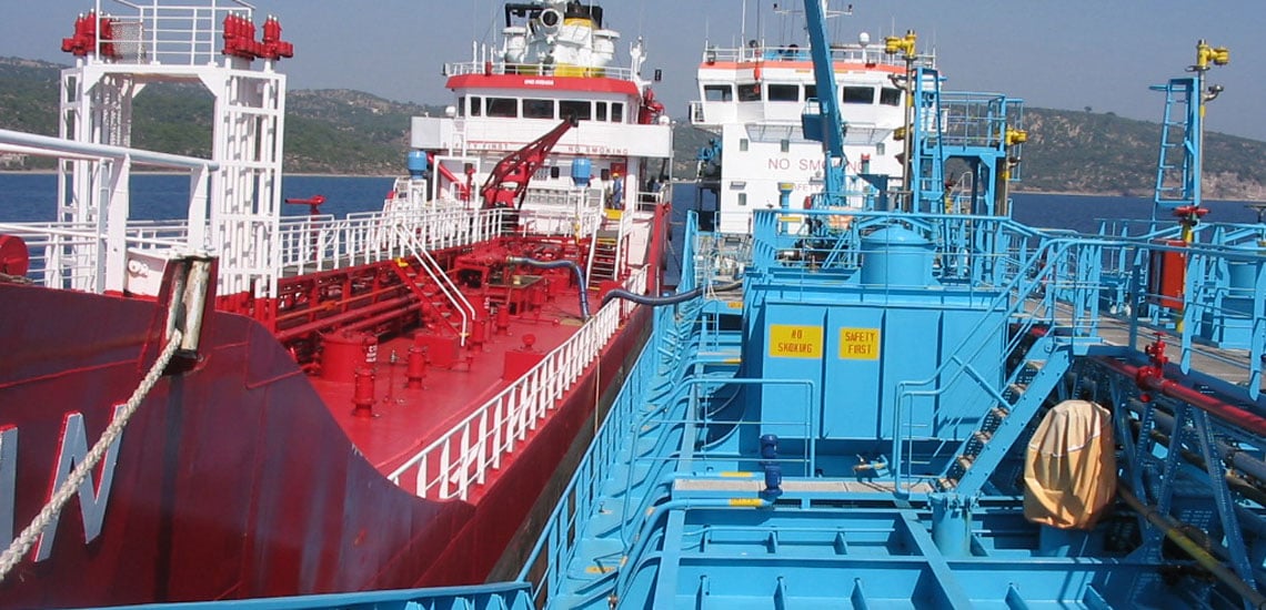Ship-to-ship transfer operation for petroleum products (STS)